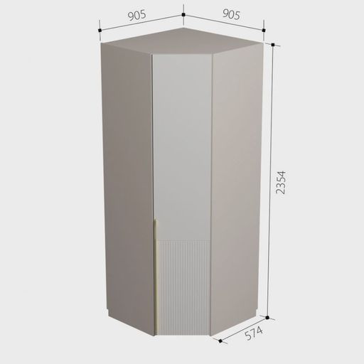 Шкаф угловой «Тефия»